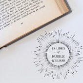 催眠Sun Rays Ex Libris名前をカスタムする書 セルフインキングスタンプ