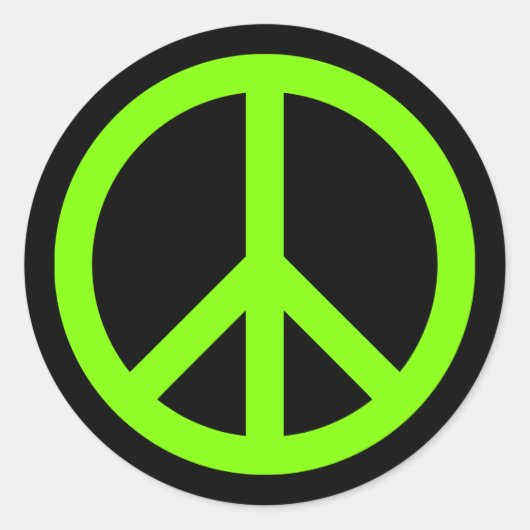 傭兵の平和シンボル ラウンドシール (正面)