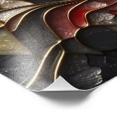 傲慢さが明らかになる – 美しい女性の顔 フォトプリント (角)