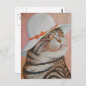 傲慢な猫 ポストカード (正面/裏面)