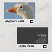 傲慢な白いガチョウ 名刺 (正面/裏面)