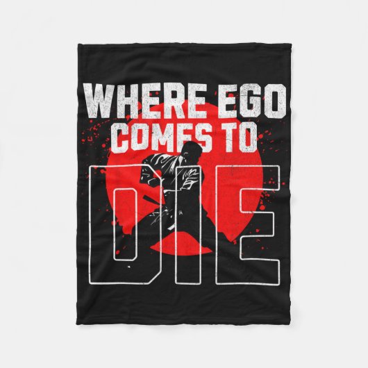 傲慢な者はマットに消える。1  フリースブランケット (正面)