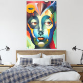 傲慢 キャンバスプリント (インサイチュ (寝室))