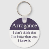 傲慢 キーホルダー (正面)