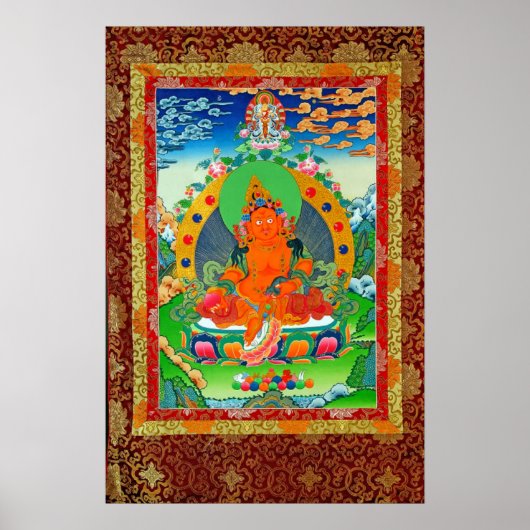 傳承黃財神LINEAGE YELLOW JAMBHALAポスター ポスター (正面)