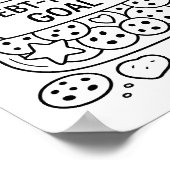 債務お洒落Cookie Jar入力トラッカー ポスター (角)