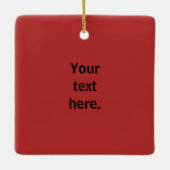 債務のおもしろい幽霊過去休日オーナメント セラミックオーナメント (裏面)