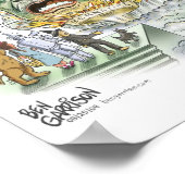 債務プリント ポスター (角)