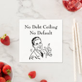 債務上限なし、デフォルトなし スタンダードカクテルナプキン (インサイチュ)