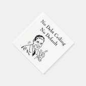 債務上限なし、デフォルトなし スタンダードカクテルナプキン (角)