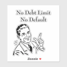 債務上限なし、デフォルトもなし シール