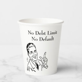 債務上限なし、デフォルトもなし 紙コップ