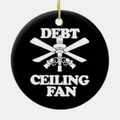 債務上限ファン セラミックオーナメント (裏面)