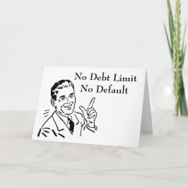 債務制限なし、デフォルトなし カード