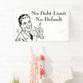 債務制限なし、デフォルトなし 横断幕 (インサイチュ)