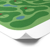 債務支払いゴルフコーストラッカー ポスター (角)