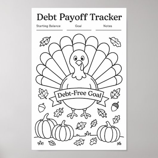 債務支払いトルコ羽トラッカー ポスター (正面)