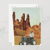 傷が付いた刈る計画- 案内ポストカード (正面/裏面)