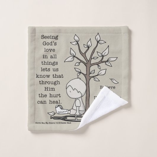 傷が治る ウォッシュタオル (ウォッシュタオル)