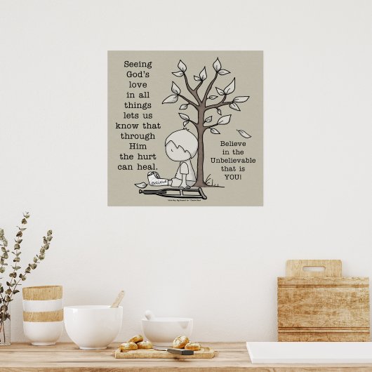 傷が治る ポスター (キッチン)