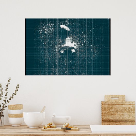 傷ついたデザイン ポスター (キッチン)