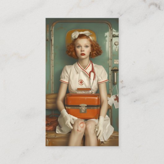 傷ついたナース 名刺 (正面)