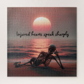 傷ついたハート話を鋭く | ジグソーパズル (縦)