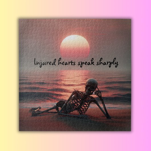 傷ついたハート話を鋭く | ジグソーパズル