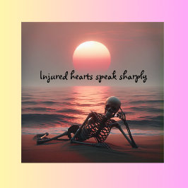 傷ついたハート話を鋭く | フォトプリント           