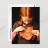 傷ついたハート ポストカード (正面/裏面)