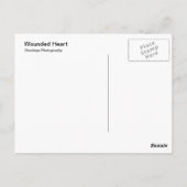 傷ついたハート ポストカード (裏面)