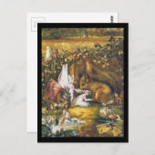 傷ついたリス ポストカード (正面/裏面)