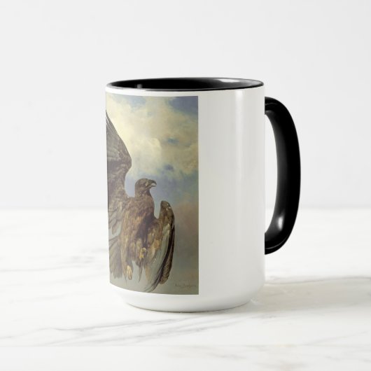 傷ついたワシ(Rosa Bonheur) マグカップ (正面右)