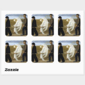 傷ついた天使 スクエアシール (シート)