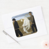 傷ついた天使 スクエアシール (封筒)