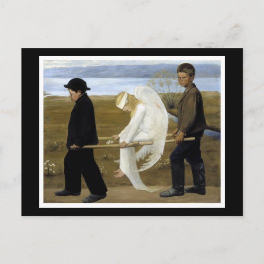 傷ついた天使 ポストカード (正面)