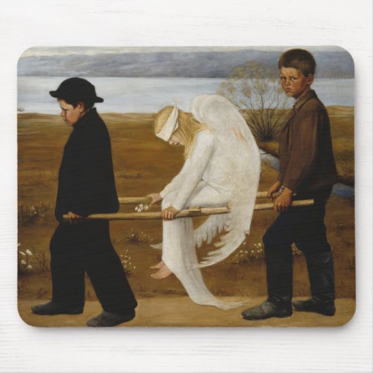 傷ついた天使 マウスパッド (正面)