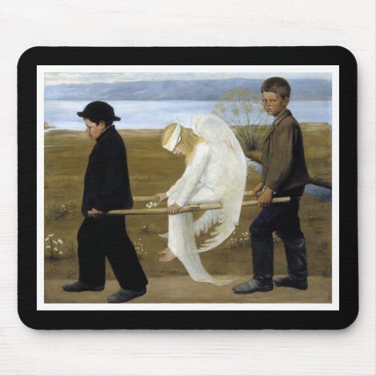 傷ついた天使 マウスパッド (正面)