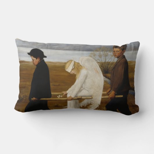 傷ついた天使 ランバークッション (裏面)