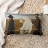 傷ついた天使 ランバークッション (ブランケット)