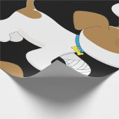 傷ついた子犬 ラッピングペーパー