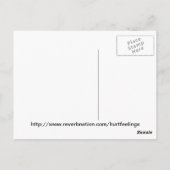 傷ついた感覚はがき ポストカード (裏面)