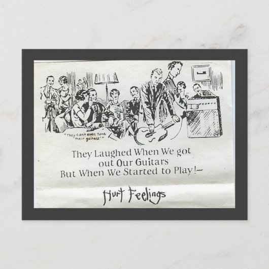 傷ついた感覚はがき ポストカード (正面)