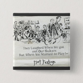 傷ついた感覚ボタン 缶バッジ