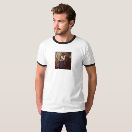 傷ついた気持ちのロンT Tシャツ (正面フル)