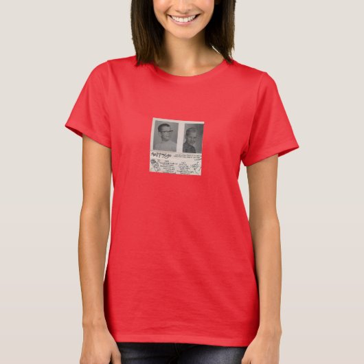傷ついた気持ちの双子T Tシャツ (正面)