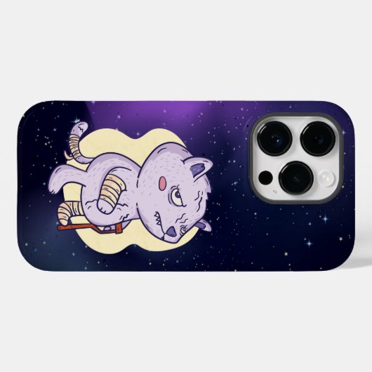 傷ついた猫 Case-Mate iPhoneケース (裏面 (横))