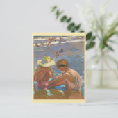 傷ついた足ジョアシンソローラ ポストカード (スタンド正面)