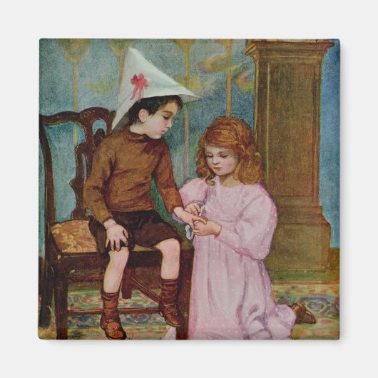 傷ついた騎士 マグネット (正面)