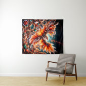 傷ついた鷹 タペストリー (インサイチュ(横))